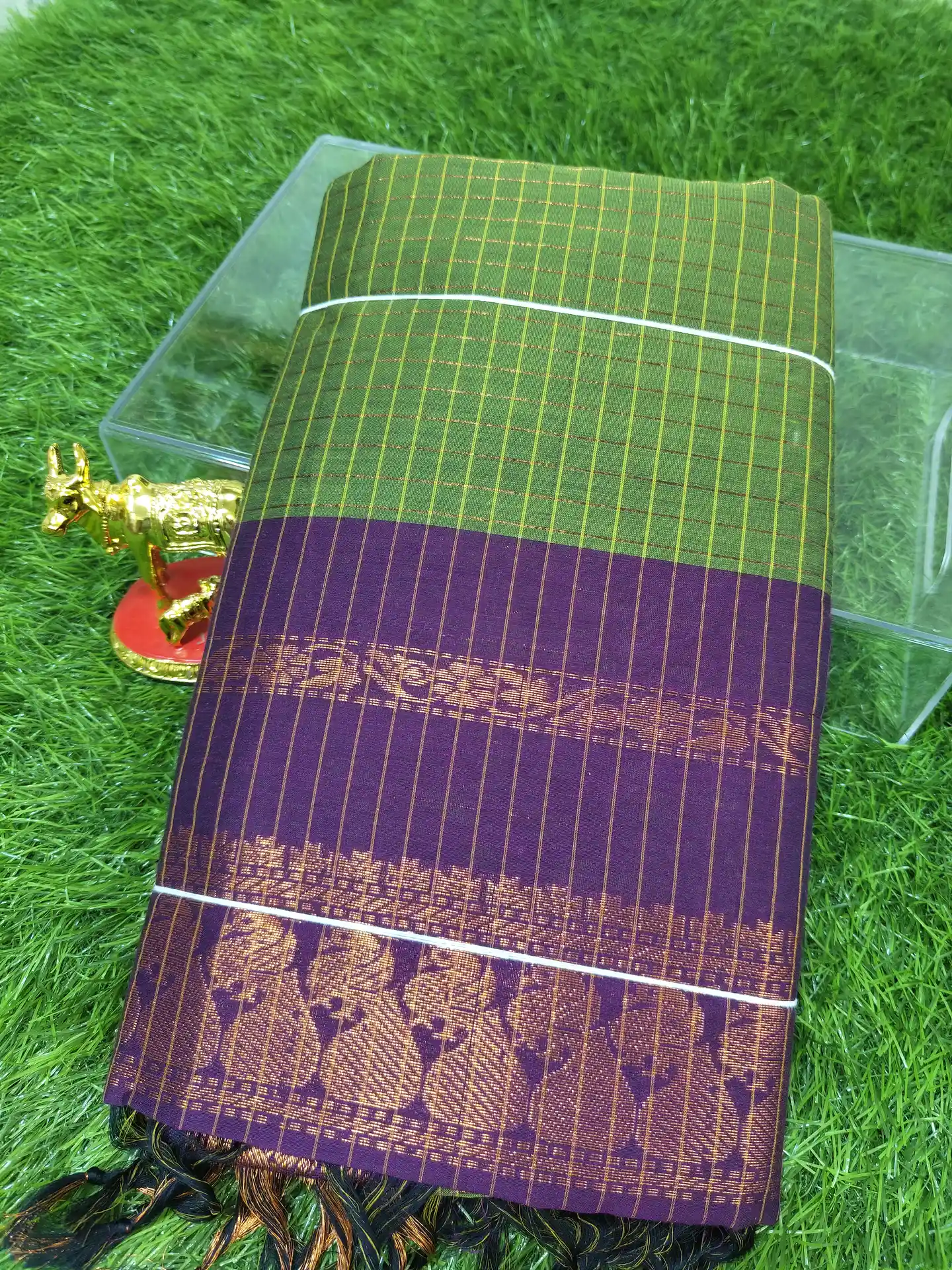 Kalyani Cotton Check Sarees