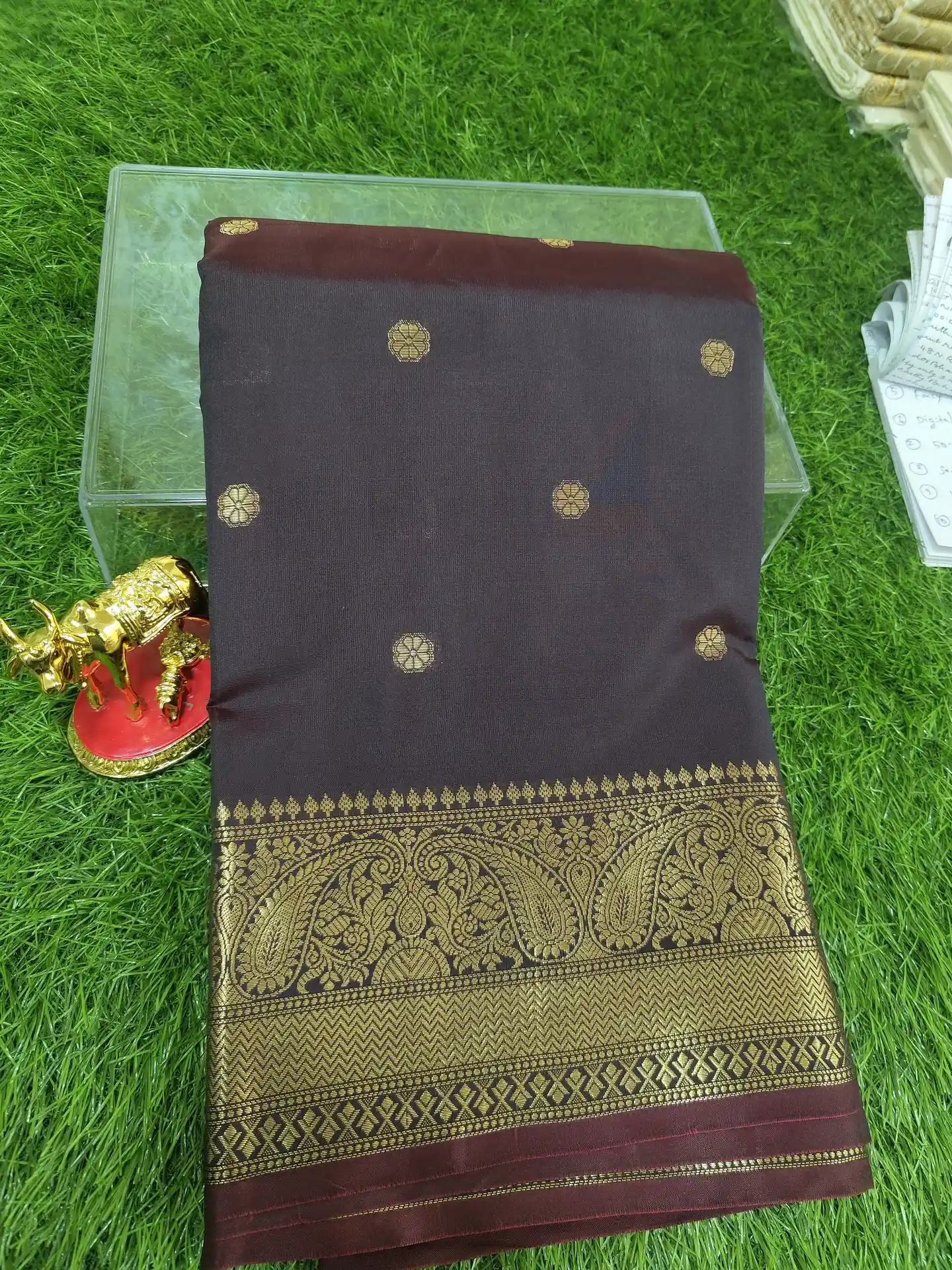 Paisley Katan Silks Banarasi